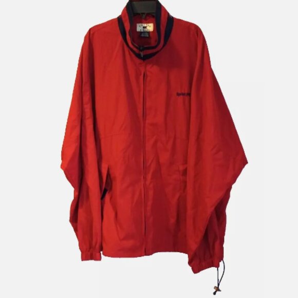 Cutter and Buck Men's Jacket Size XLarge Red Golf Windbreaker Rain Jacket - Picture 2 of 14